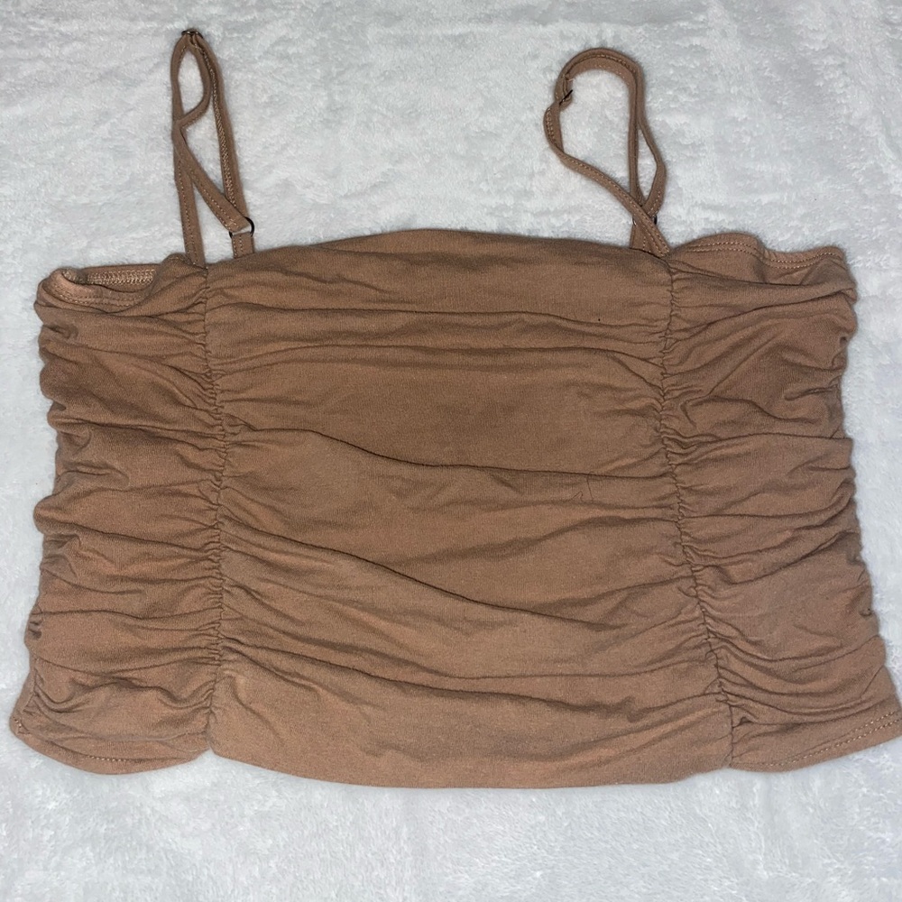 Hollister Brown Crop Top Size L